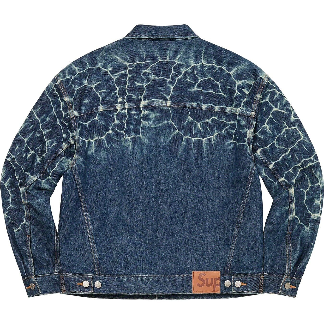 Shibori Denim Trucker Jacket view 2